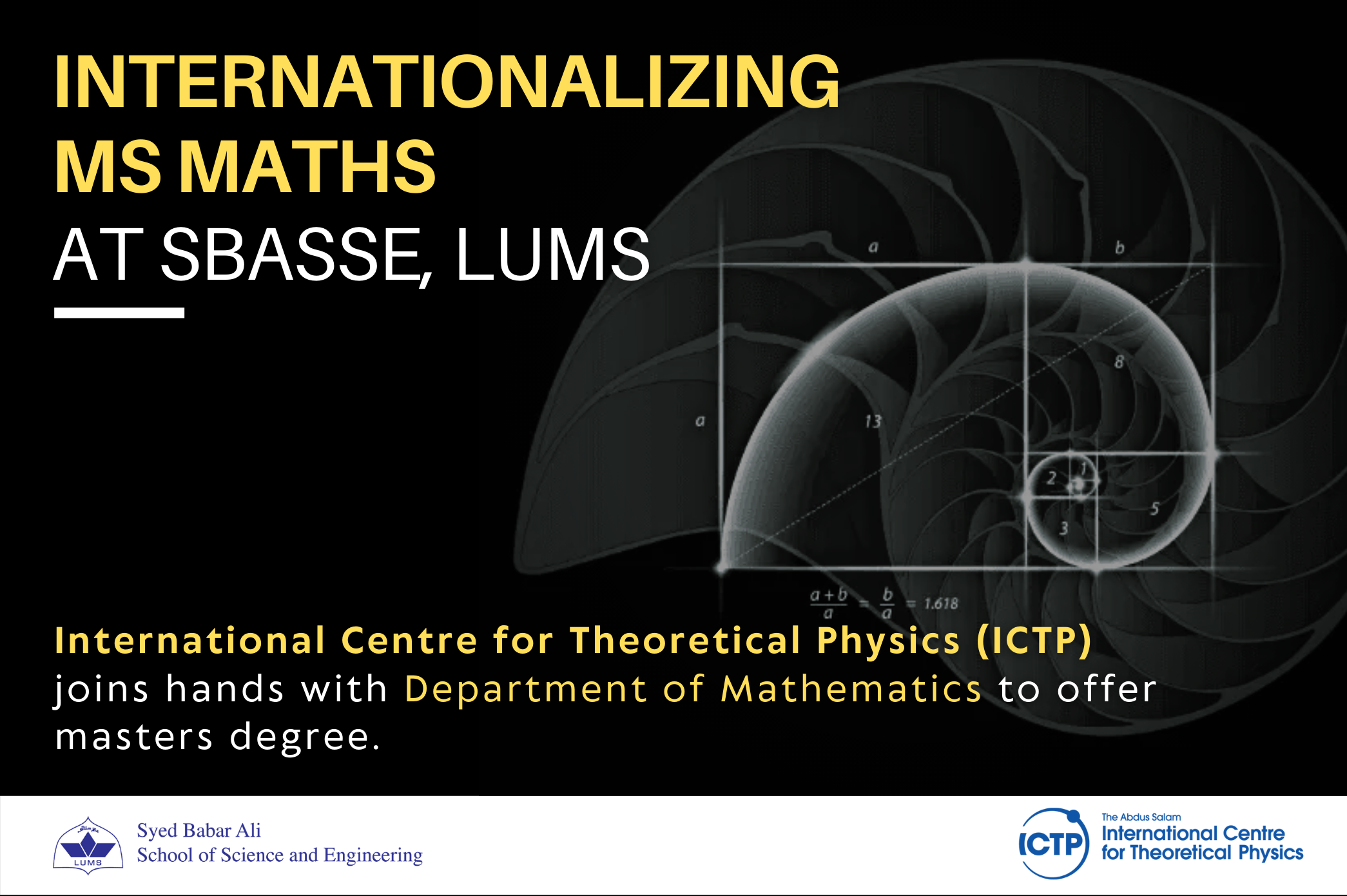 Sse s master s in maths becomes international with ictp s partnership